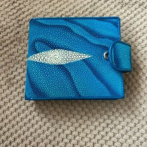 Blue Designer Women's Wallet